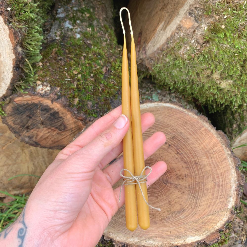 Taper Candles - 100% Pure Beeswax