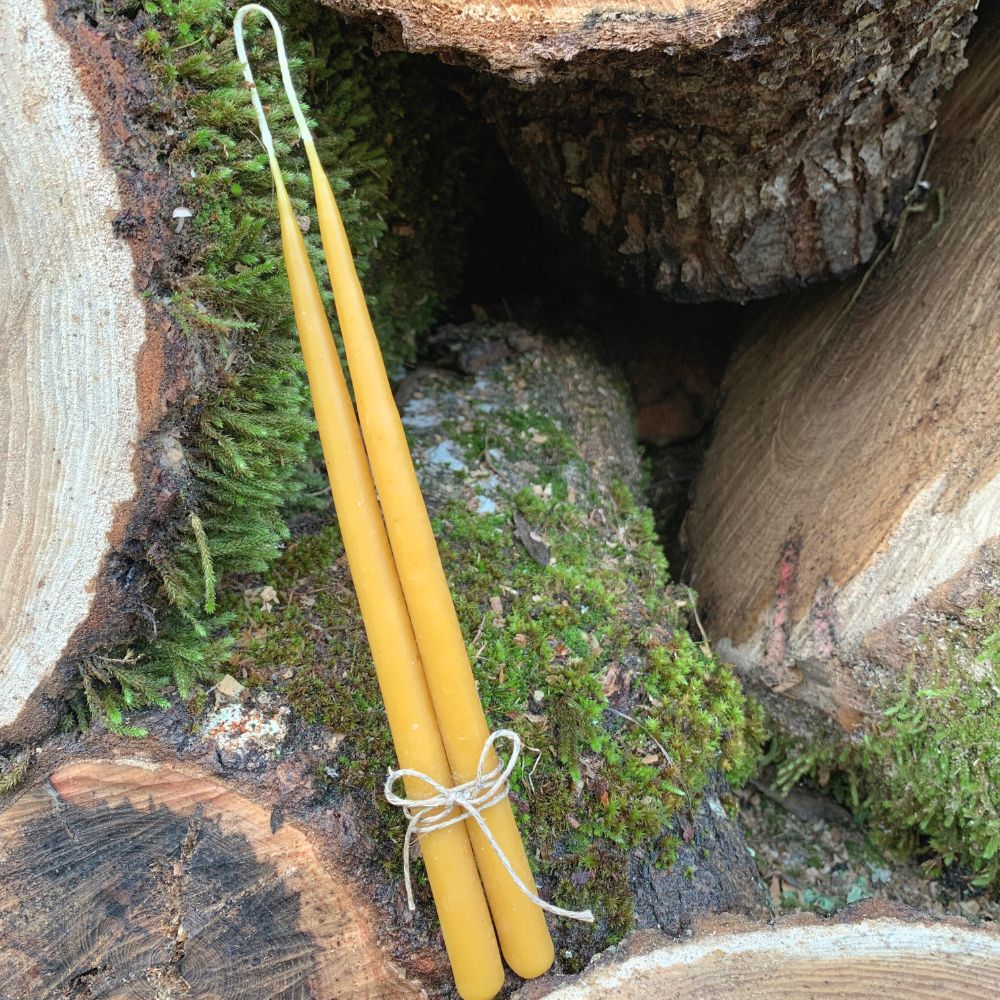 Taper Candles - 100% Pure Beeswax